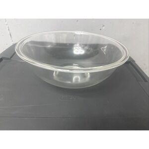 Vintage PYREX Large Clear Glass  Mixing Bowl #326 Made In Corning NY USA